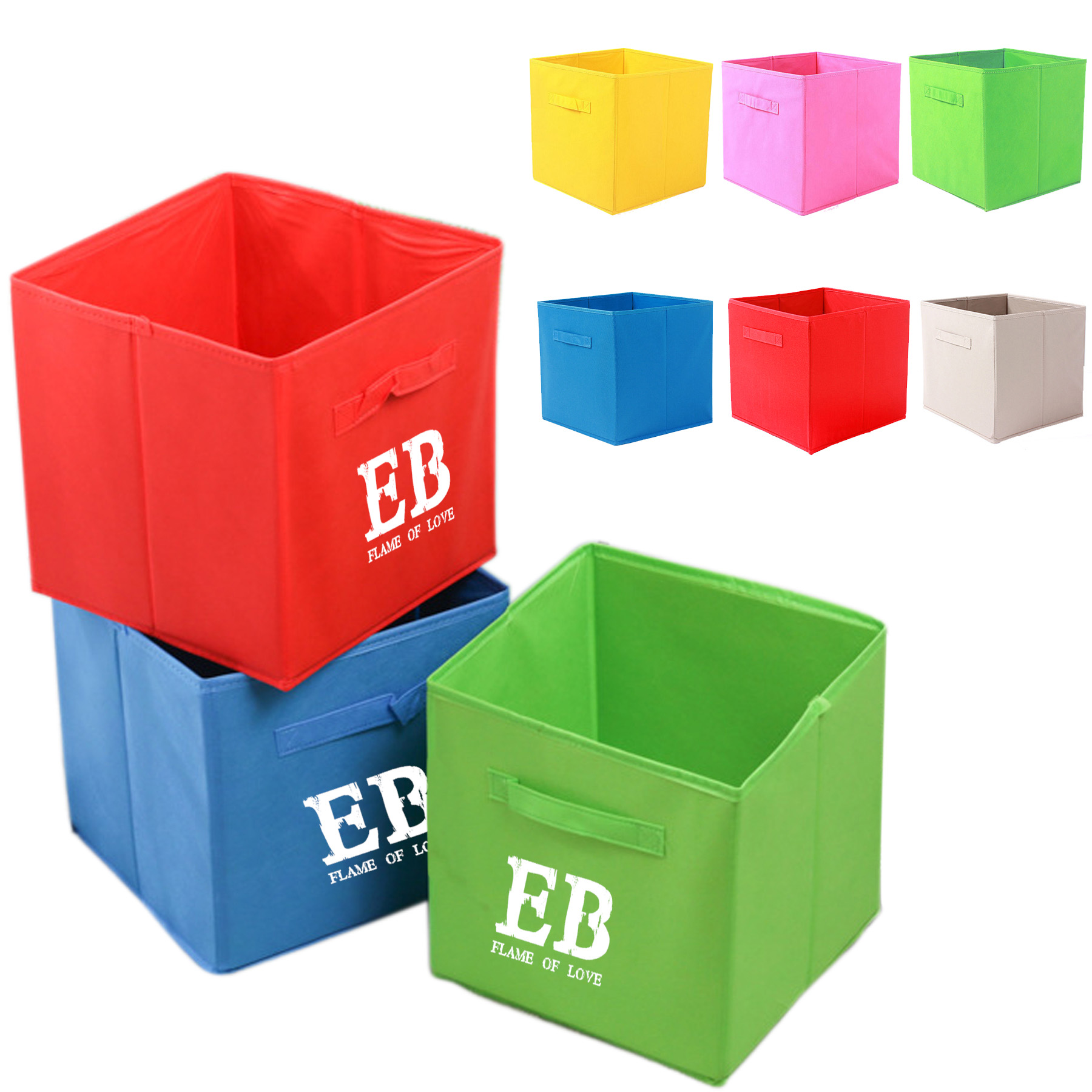 FlyFlyPromos - Foldable Non-Woven Square Storage Box Image 1 - Promotional Product